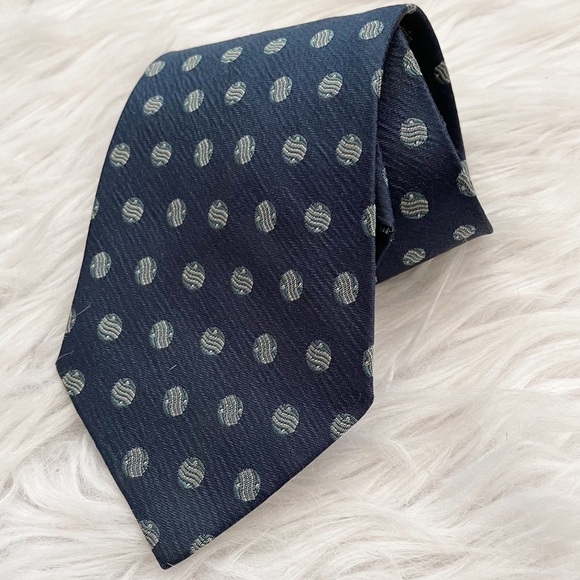 GEORGIO ARMANI Mens Silk Blue Tie